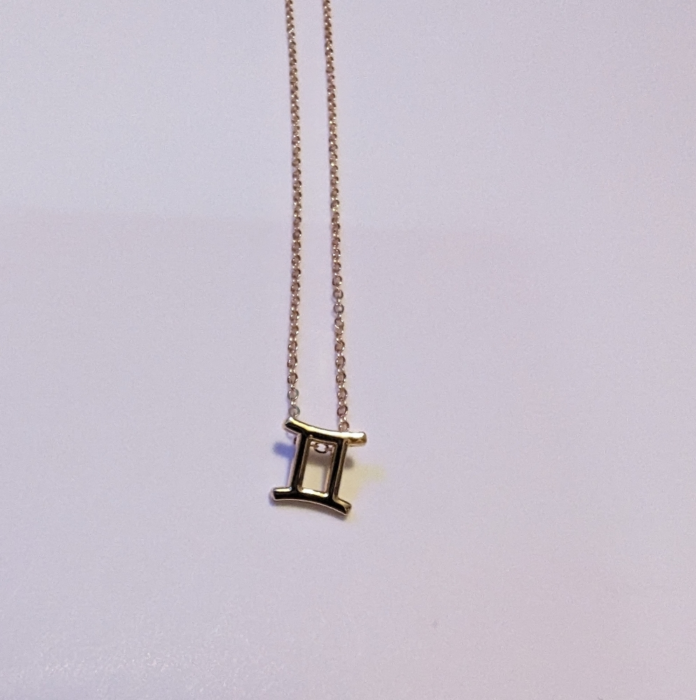 Zodiac Gemini Sign Fashion Necklace - Picture 2 of 9